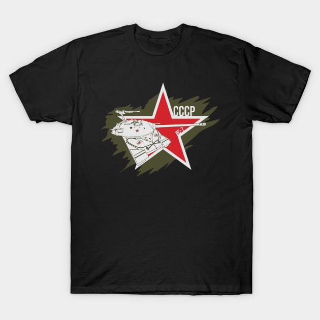 IS-7 Soviet heavy tank T-Shirt by FAawRay